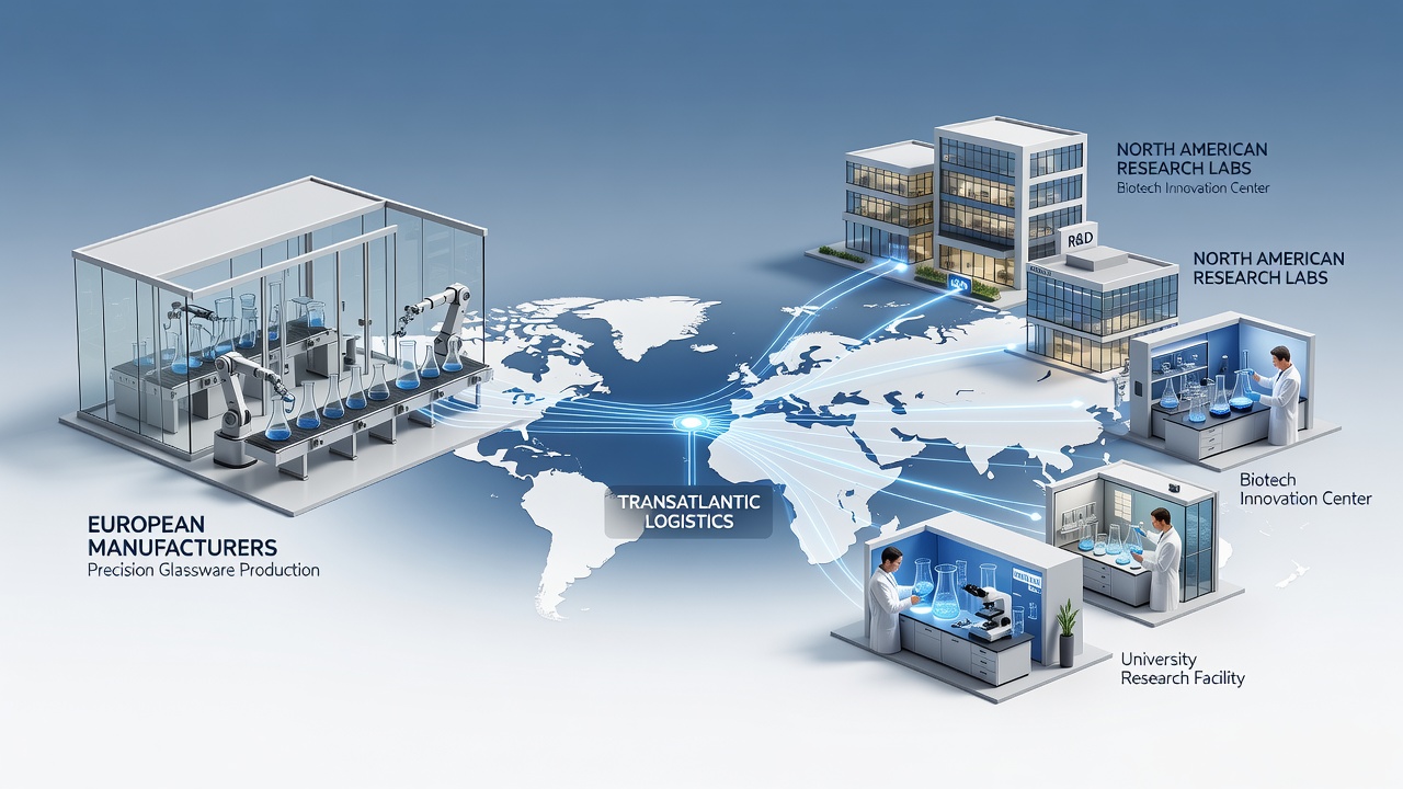 Tracing the Supply Routes of Precision Glassware from European Manufacturers to North American Research Labs